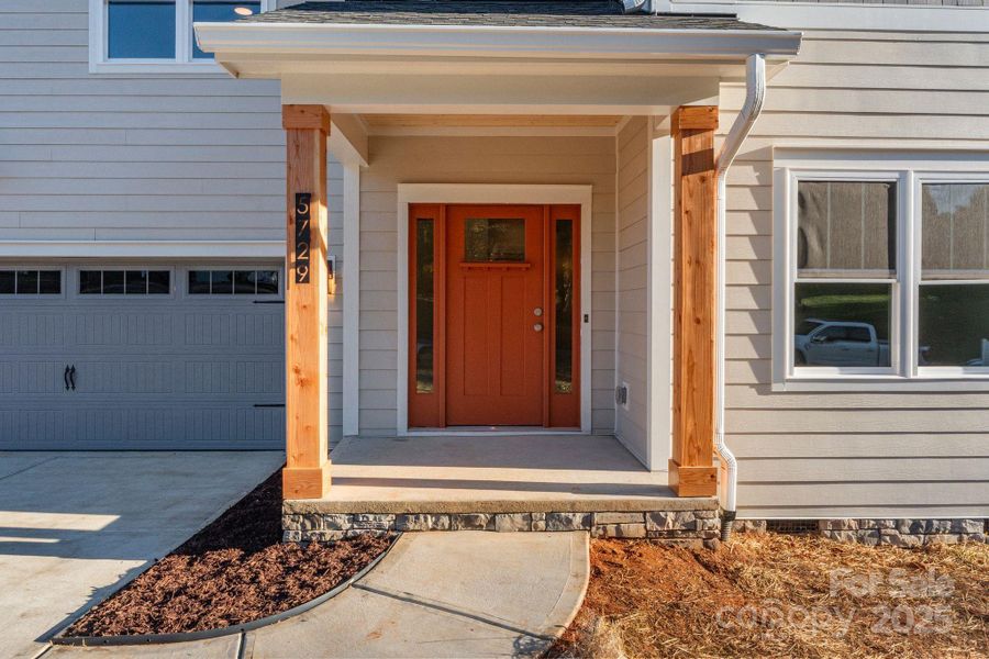 Exterior details and patio area of a home in , Hickory (Image 30).