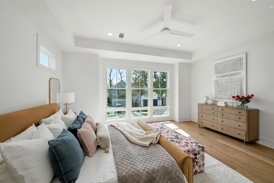 Furnished interior view inside a new home in , Houston (Image 32).