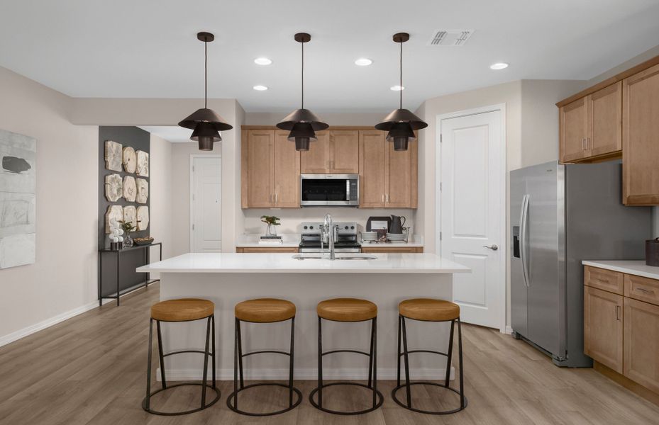 Representative furnished interior of a home built from the Barletta by Pulte Homes in Alamar, Tolleson (Image 14).