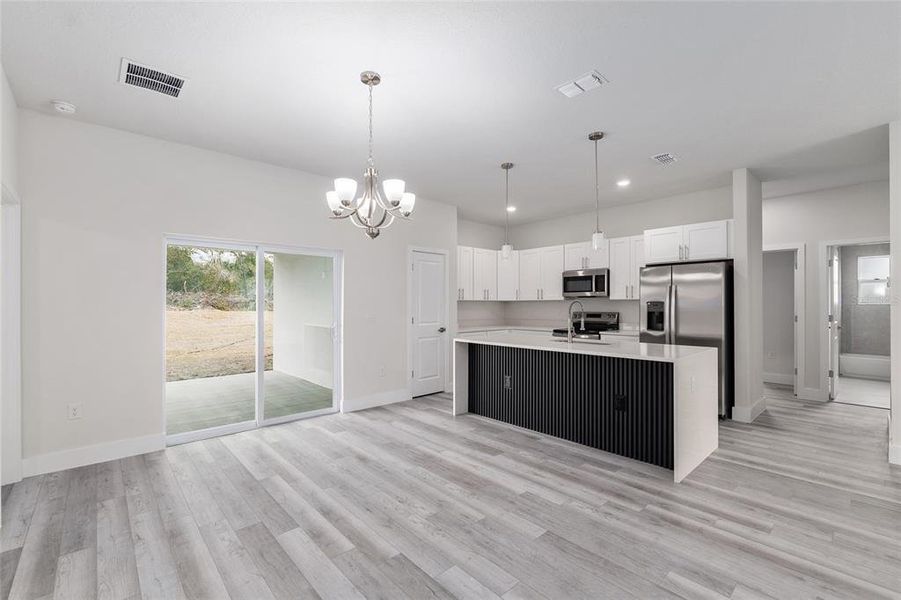 Furnished interior view inside a new home in , Ocala (Image 5). Furnished interior view inside a new home in , Ocala (Image 5).