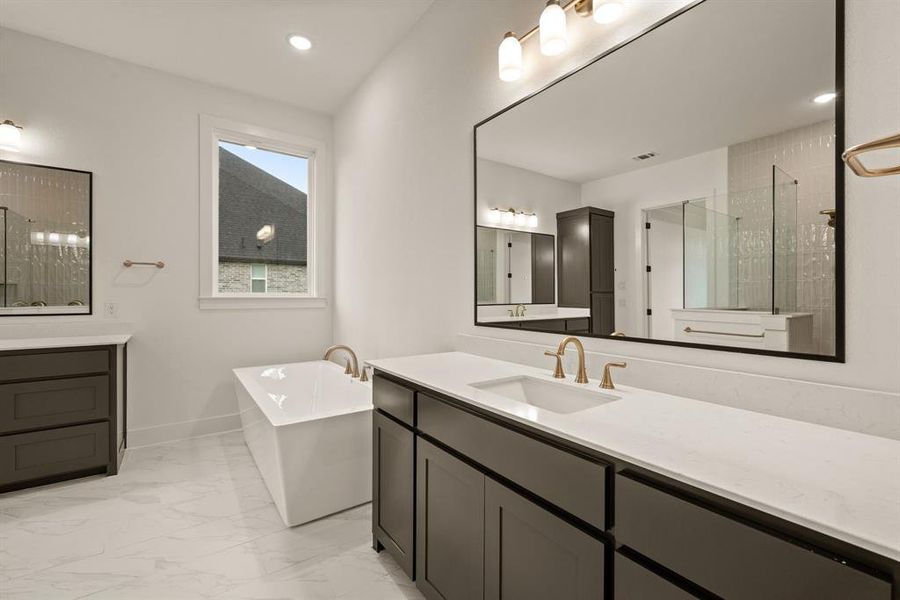 Furnished interior view inside a new home in NorthGlen, Haslet (Image 30).