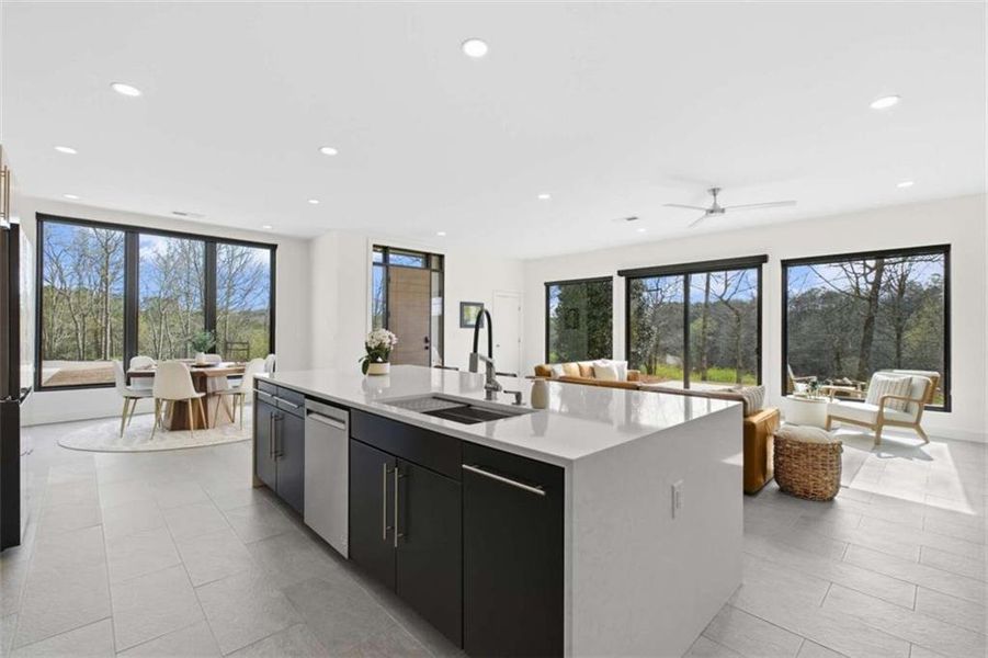 Furnished interior view inside a new home in , Talking Rock (Image 10).