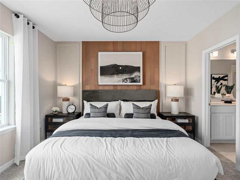 Furnished interior view inside a new home in EverBe, Orlando (Image 5).