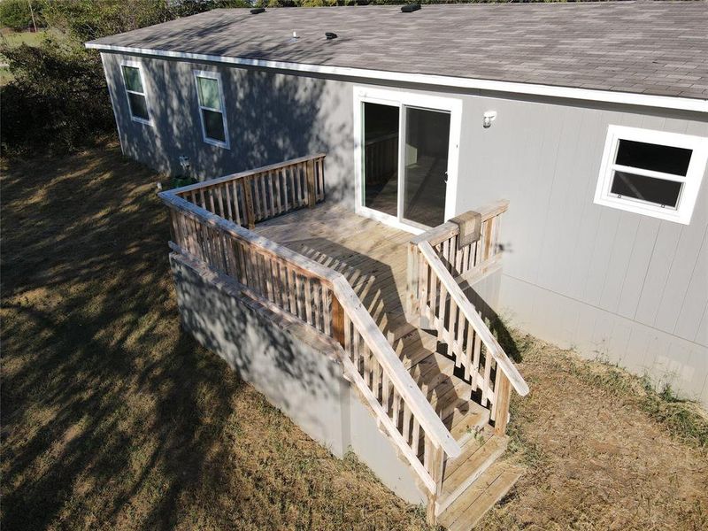 View of wooden deck View of wooden deck