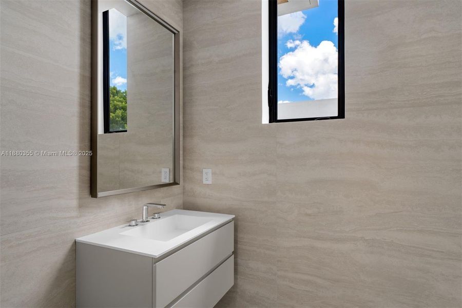 Furnished interior view inside a new home in , Miami (Image 3).