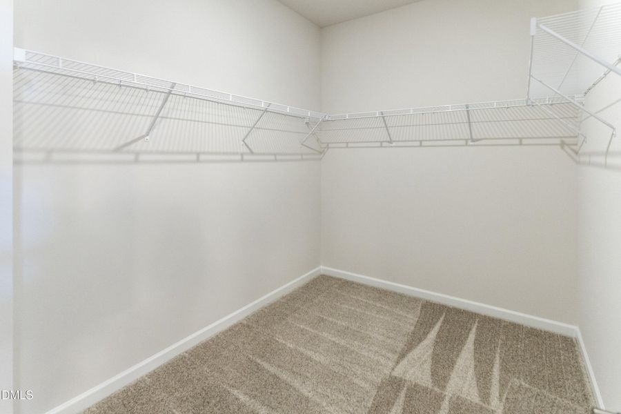 Spacious Walk-in Closet Spacious Walk-in Closet