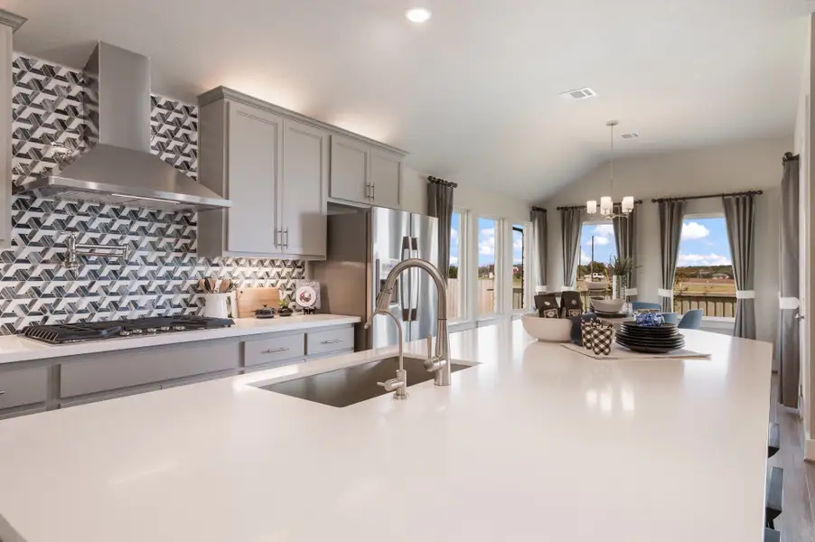 Furnished interior view inside a new home in Foxbrook, Boerne (Image 4).