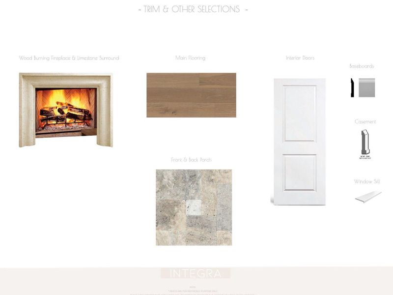 Trim & other selections