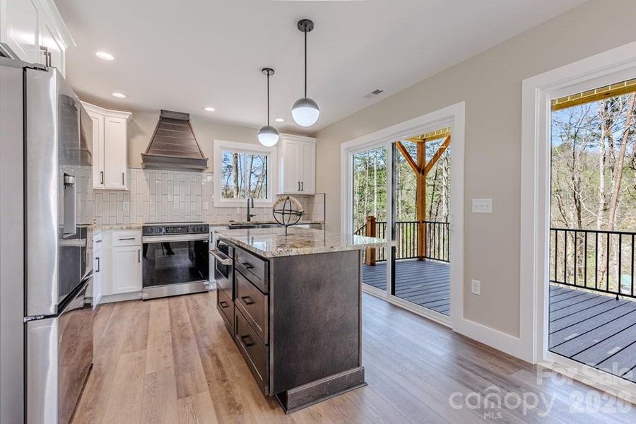 Furnished interior view inside a new home in , Whittier (Image 6).