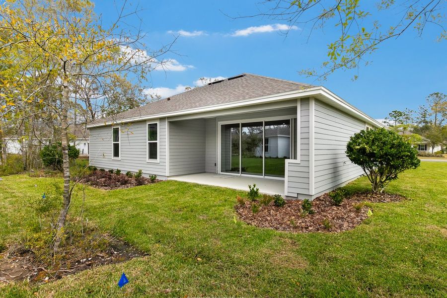 Exterior details and patio area of a home in Osprey Cove, St. Marys (Image 22). Exterior details and patio area of a home in Osprey Cove, St. Marys (Image 22).
