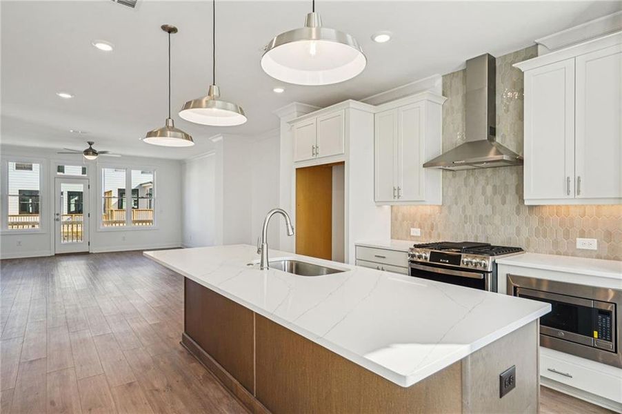 Furnished interior view inside a new home in , Buford (Image 7). Furnished interior view inside a new home in , Buford (Image 7).