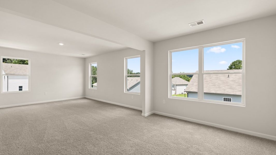 Representative unfurnished interior of a home built from the Halton by D.R. Horton in Liberty Crossing, Braselton (Image 25).