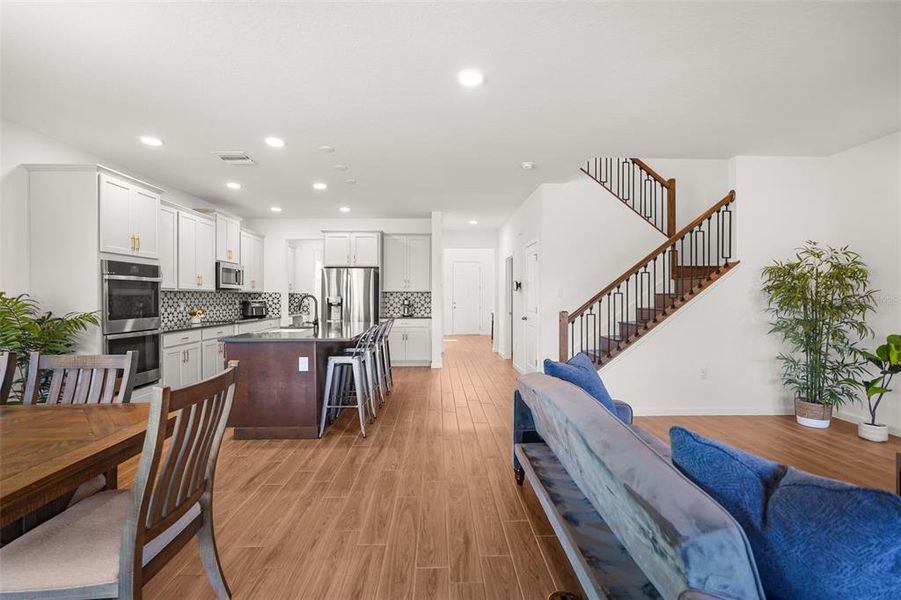 Furnished interior view inside a new home in Estates at Rivercrest, Sanford (Image 41).