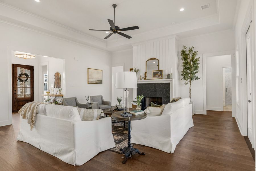 Representative furnished interior of a home built from the The Grayson by Reece Homes in Harvest Meadows, Bryan (Image 29). Representative furnished interior of a home built from the The Grayson by Reece Homes in Harvest Meadows, Bryan (Image 29).