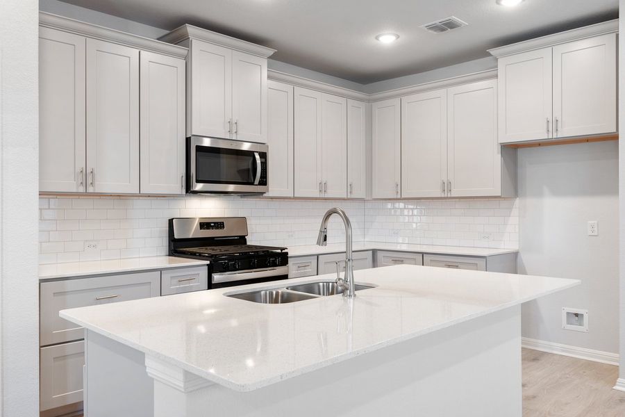 Furnished interior view inside a new home in Sage Hollow, Kyle (Image 7). Furnished interior view inside a new home in Sage Hollow, Kyle (Image 7).