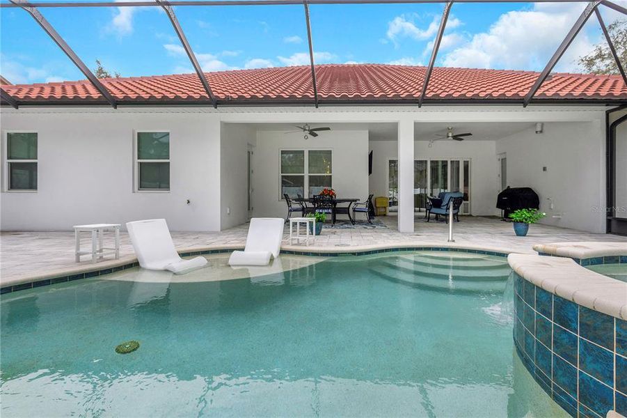Front exterior of a new home in , Tarpon Springs, FL, highlighting curb appeal (Image 25).
