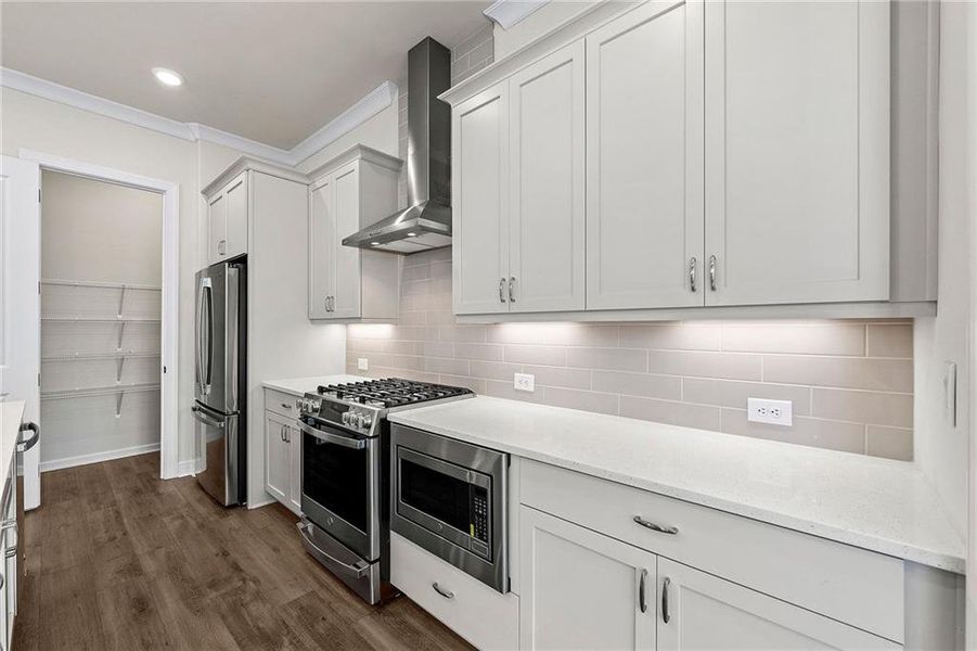 Furnished interior view inside a new home in , Duluth (Image 8).