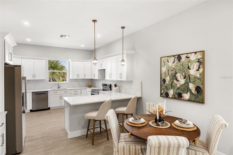 Furnished interior view inside a new home in , Placida (Image 10). Furnished interior view inside a new home in , Placida (Image 10).