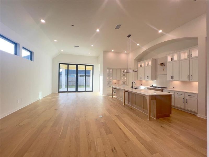 Stunning wood floors throughout