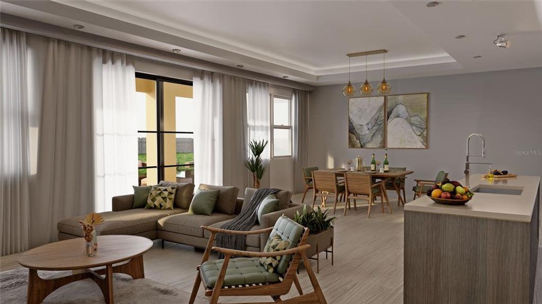 Furnished interior view inside a new home in , Port Charlotte (Image 11).