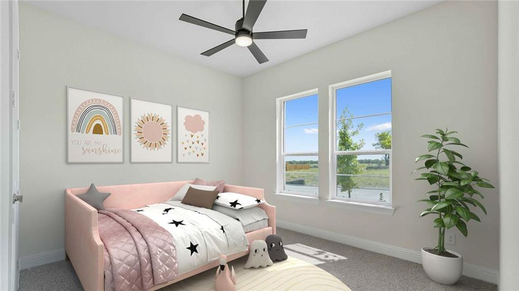 Furnished interior view inside a new home in Clearview Ranch, Royse City (Image 13).