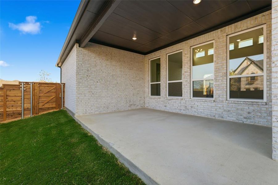 View of patio / terrace with a gate