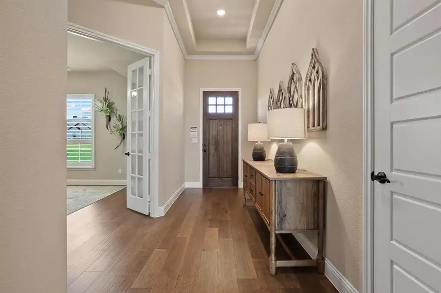 Furnished interior view inside a new home in The Meadows, Gunter (Image 38). Furnished interior view inside a new home in The Meadows, Gunter (Image 38).