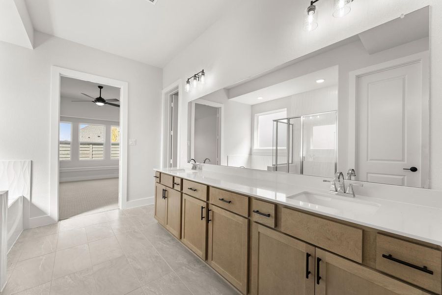 Furnished interior view inside a new home in Discovery Collection at Union Park, Little Elm (Image 9). Furnished interior view inside a new home in Discovery Collection at Union Park, Little Elm (Image 9).