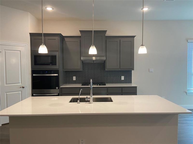 Furnished interior view inside a new home in Bear Park Estates, Euless (Image 7).