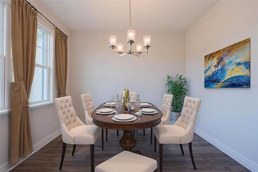 Furnished interior view inside a new home in , Tavares (Image 13).