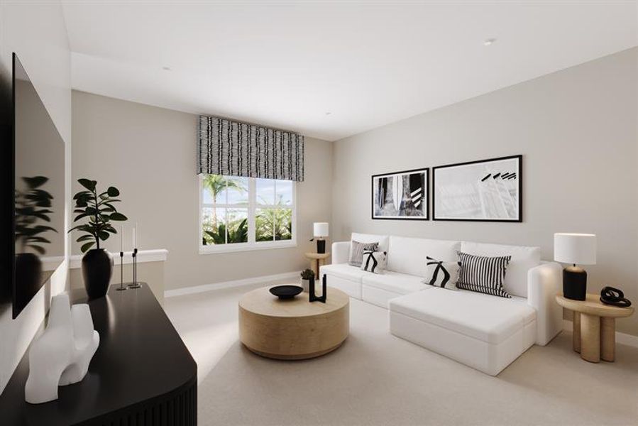 Representative furnished interior of a home built from the Grove by Ryan Homes in Malabar Springs, Palm Bay (Image 5). Representative furnished interior of a home built from the Grove by Ryan Homes in Malabar Springs, Palm Bay (Image 5).