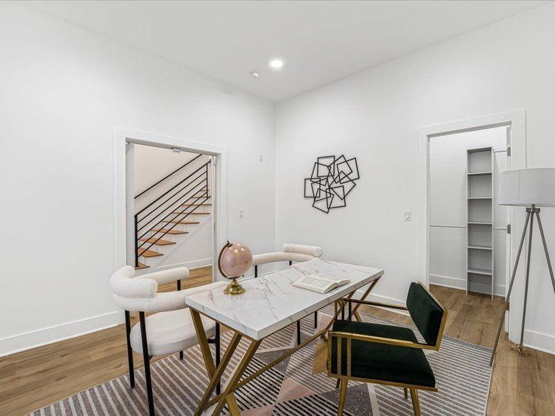 Furnished interior view inside a new home in , Dallas (Image 8).