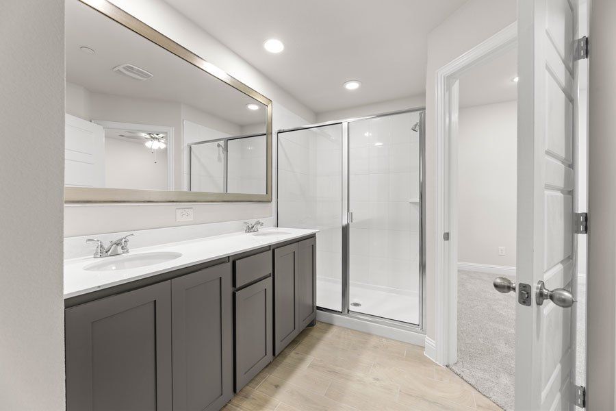 Representative exterior photo of a completed home built from the Buchanan by Impression Homes in Timber Ridge, Corinth, TX (Image 18). Representative exterior photo of a completed home built from the Buchanan by Impression Homes in Timber Ridge, Corinth, TX (Image 18).