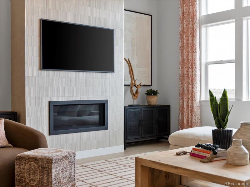 Furnished interior view inside a new home in Jackson Creek, Monument (Image 29).