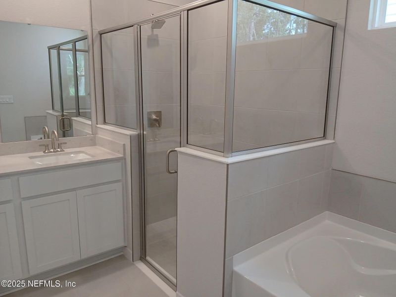 Furnished interior view inside a new home in The Preserve at Concourse Crossing, Fernandina Beach (Image 8).