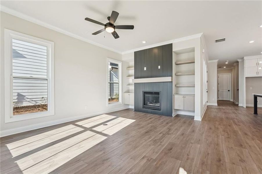 Spacious, unfurnished interior of a new home in Promenade at Sawnee Village, Cumming (Image 17).