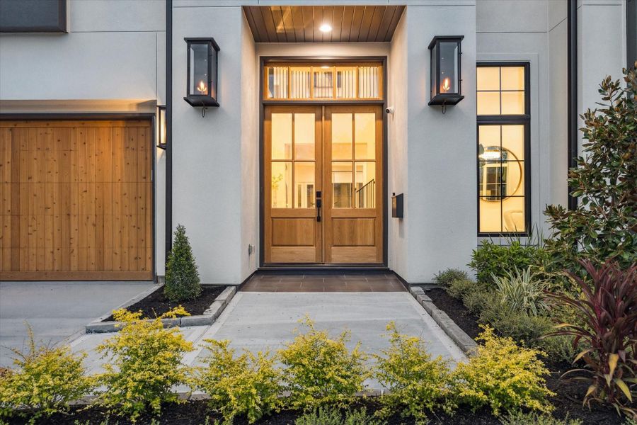 Exterior details and patio area of a home in , Houston (Image 26).