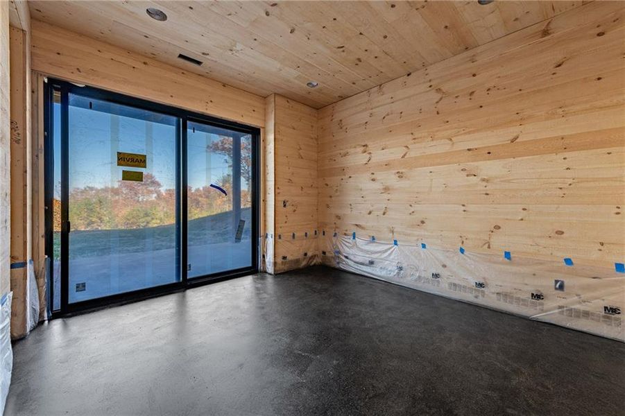 In-progress construction of a new home in , Blue Ridge, GA (Image 19).