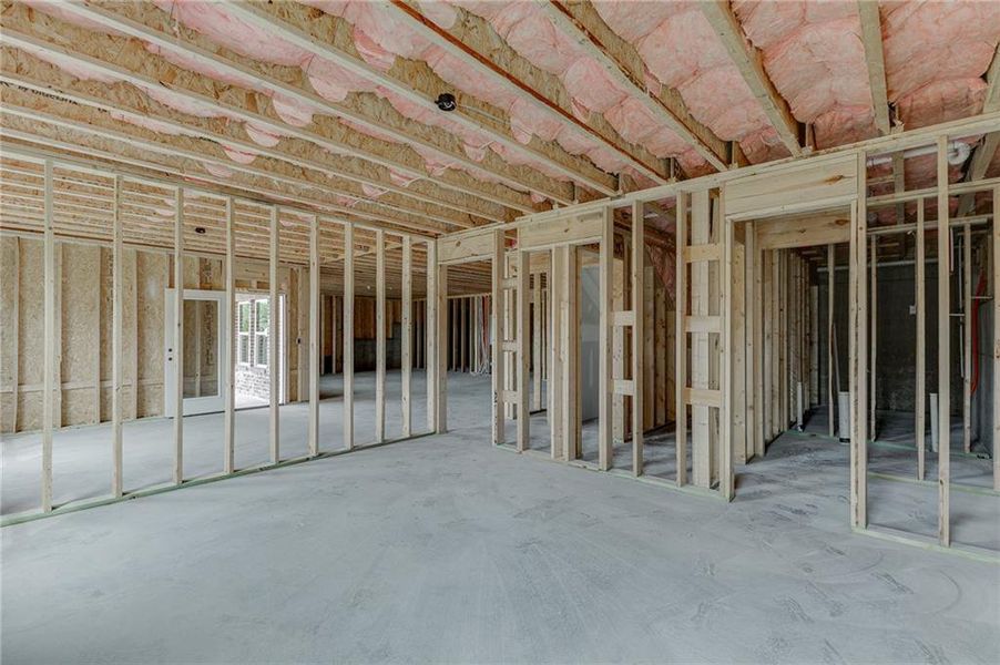 In-progress construction of a new home in , Buford, GA (Image 25).