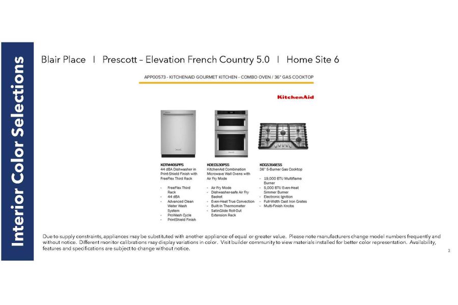 Appliance Package Appliance Package
