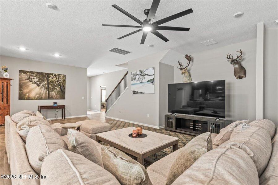 Furnished interior view inside a new home in Pecan Ridge, Jacksonville (Image 10).