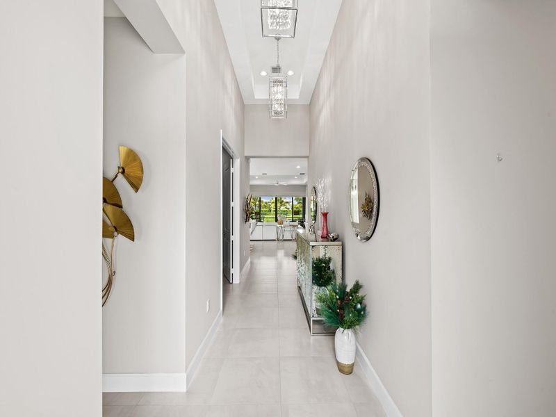 Furnished interior view inside a new home in , Boynton Beach (Image 11).