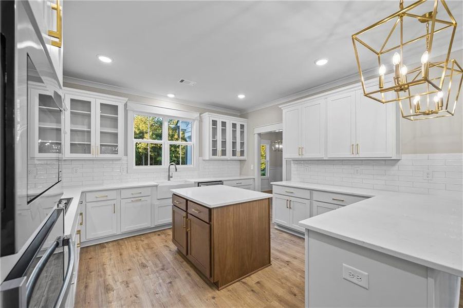 Furnished interior view inside a new home in , Monroe (Image 18).