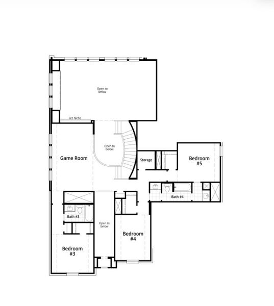 2D floor plan layout for the Royston Plan by Highland Homes in Mont Blanc, Schertz, TX (Image 18). 2D floor plan layout for the Royston Plan by Highland Homes in Mont Blanc, Schertz, TX (Image 18).