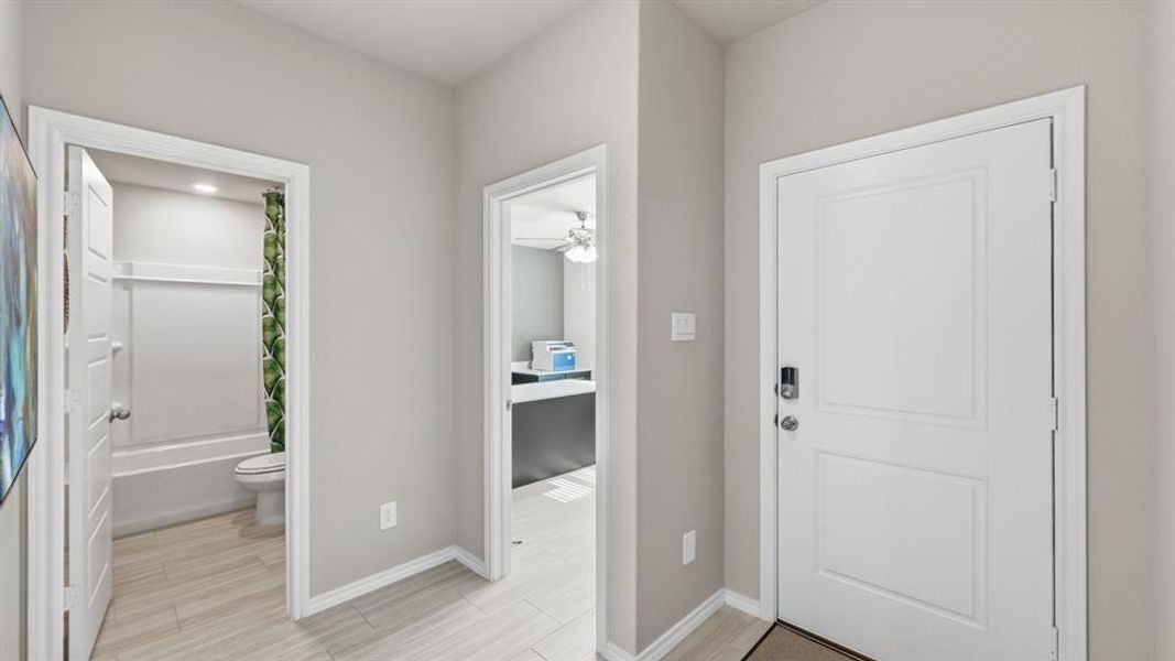 Furnished interior view inside a new home in Lonestar at Liberty Trails, Fort Worth (Image 29).