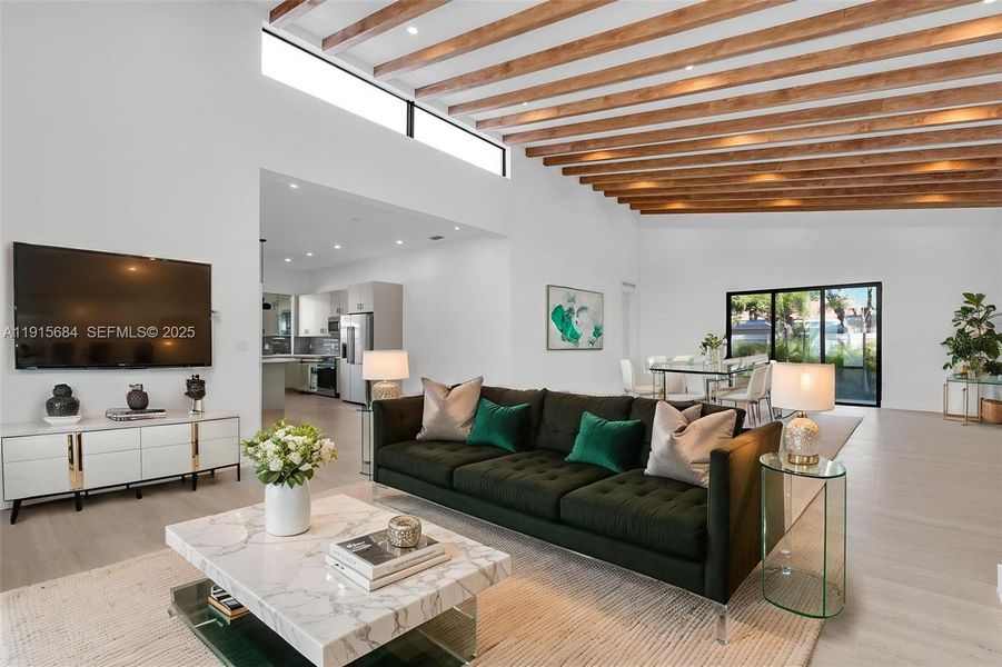 Furnished interior view inside a new home in , Coral Gables (Image 12). Furnished interior view inside a new home in , Coral Gables (Image 12).