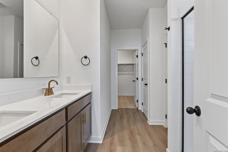 Furnished interior view inside a new home in Nopal Valley, San Antonio (Image 3).