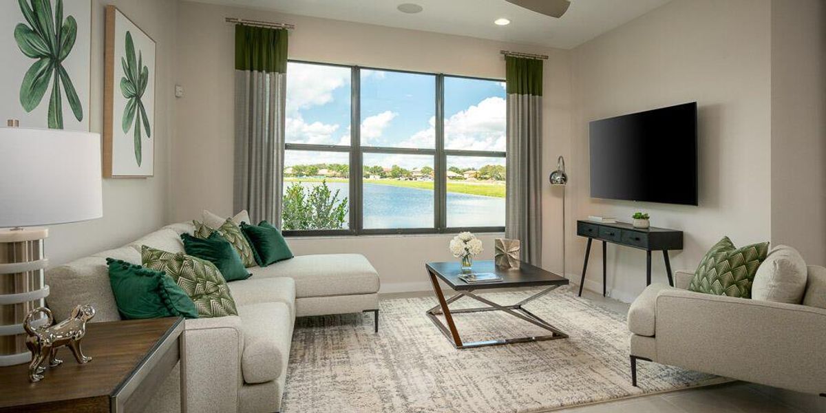 Furnished interior view inside a new home in , Lake Worth (Image 5). Furnished interior view inside a new home in , Lake Worth (Image 5).