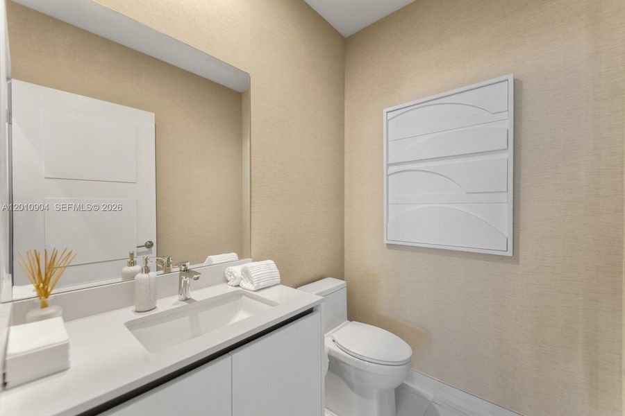 Furnished interior view inside a new home in Casamar, Pompano Beach (Image 11).