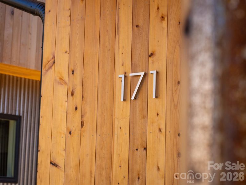 Close-up of interior finishes inside a home in , Asheville (Image 17).